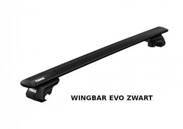 Complete set wingbar evo zwart open railing 35